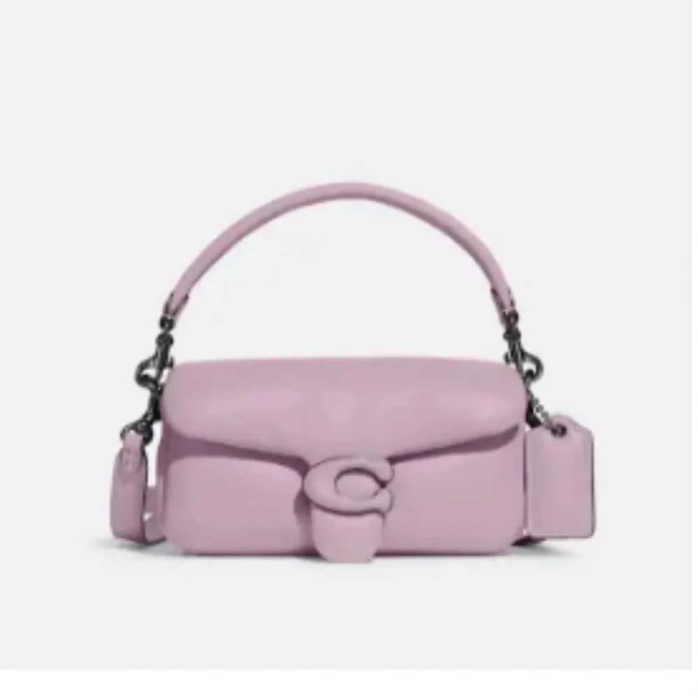 COACH Pillow Tabby Shoulder Bag 18 Ice Purple - Picture 1 of 4